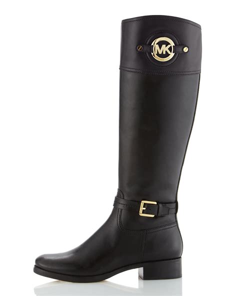 michael kors black riding boots|Michael Kors riding boots sale.